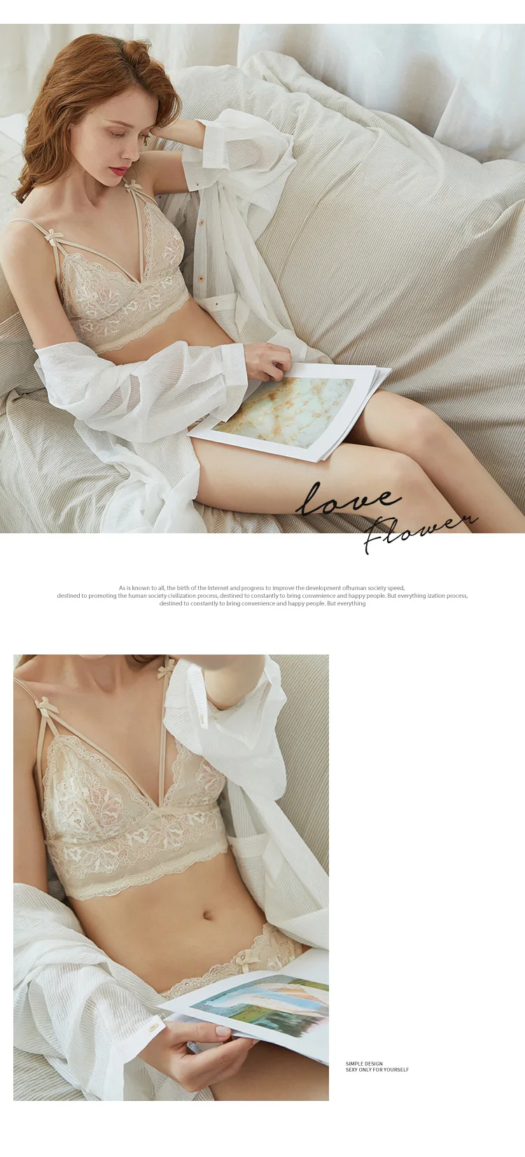 LILYMODA НОВЫЕ ПОСТУПЛЕНИЯ Модные шикарные Bralette провода бюстгальтер Женские сексуальные интимные кружево наборы для ухода за кожей бюстгаль