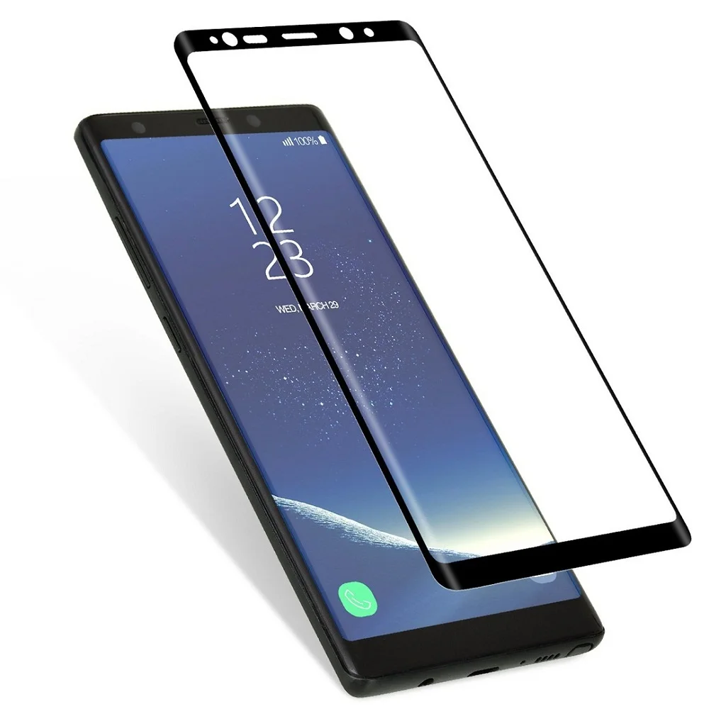 Изогнутое закаленное стекло с полным покрытием для Samsung Galaxy S8 Plus Защитная пленка