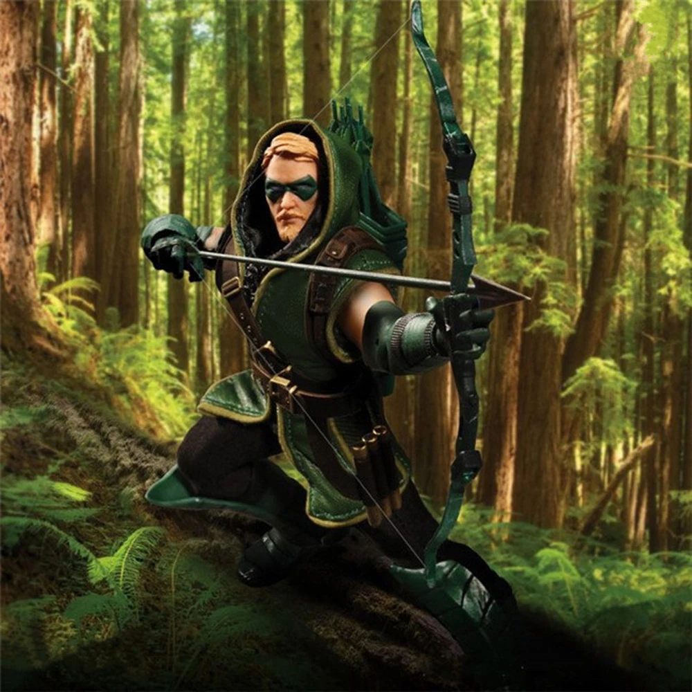 Mezco DC Comics Green Arrow One:12 BJD коллективный Рисунок Игрушки|Игровые фигурки и