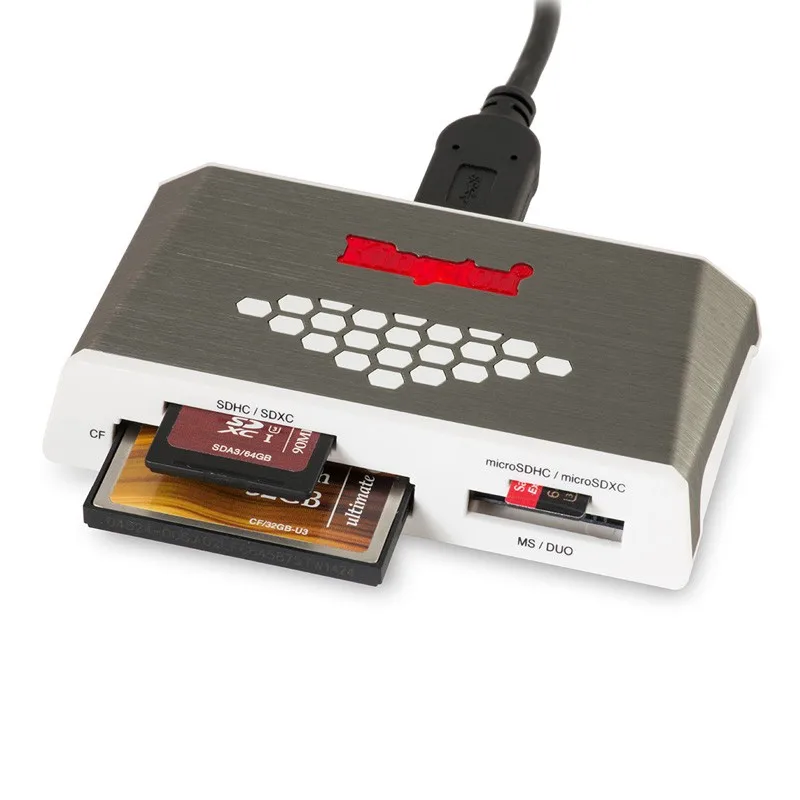 Kingston FCR HS4 Micro SD кардридер USB 3 0 Все в одном внешняя CF карта памяти ридер 2 Mulfunsctional