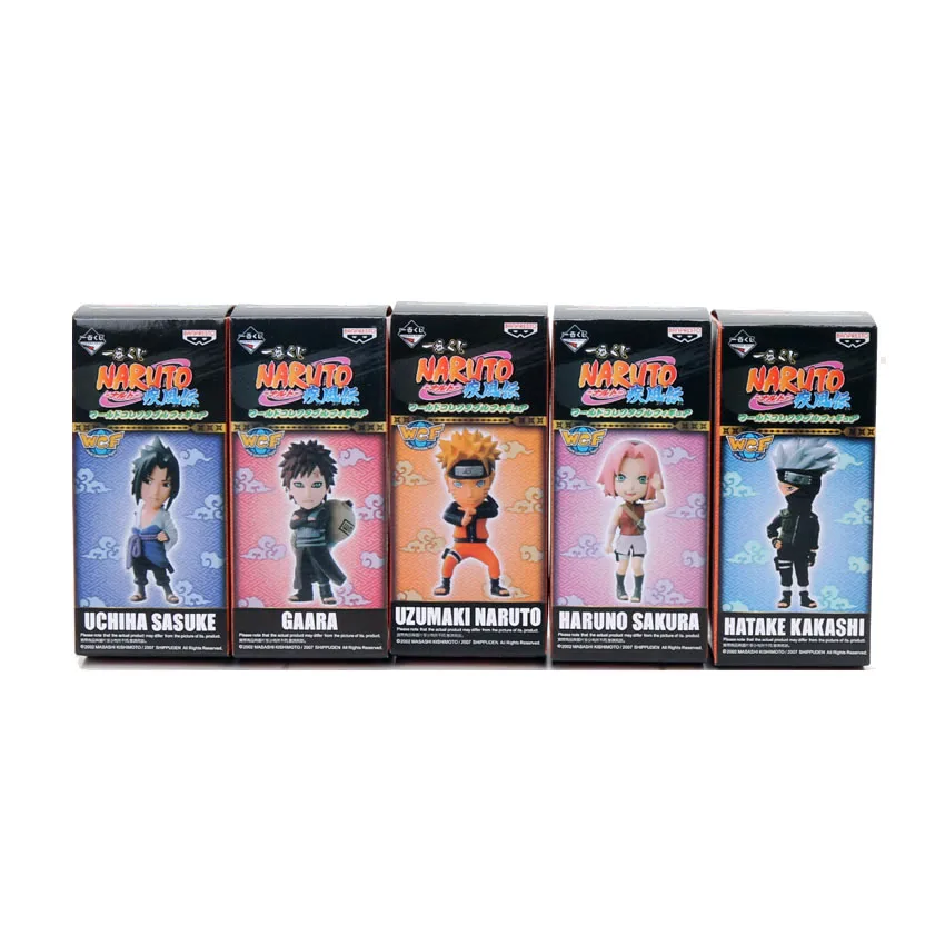 Аниме ПВХ экшн фигурка Коллекционная модель игрушка 5 шт./компл.|model toy|naruto shippudennaruto