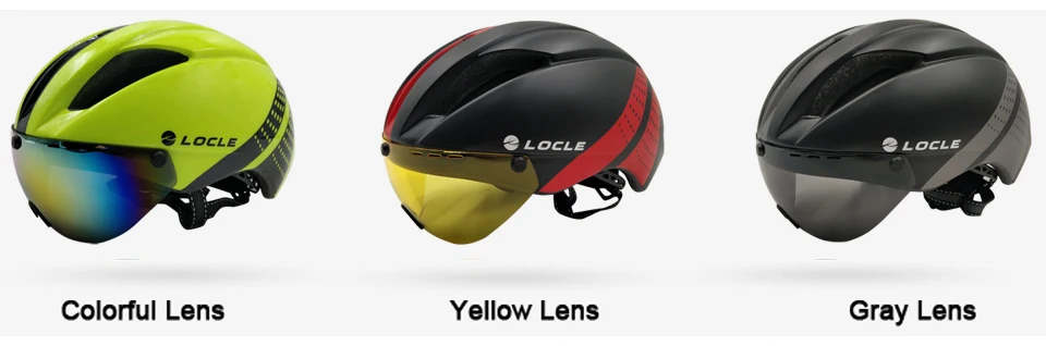 LOCLE Магнитные очки велосипедные шлемы очки Casco Ciclismo Gafas 3 цвета(только соответствует фиксированный шлем