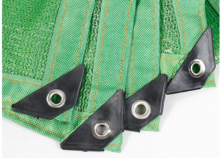Зеленый HDPE анти-УФ Солнцезащитная Сетка Открытый сад солнцезащитный крем тент ткань сетка растение теплица покрытие автомобиля