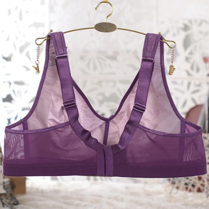 Бюстгальтер США без стального нижнего белья больших размеров ультратонкие