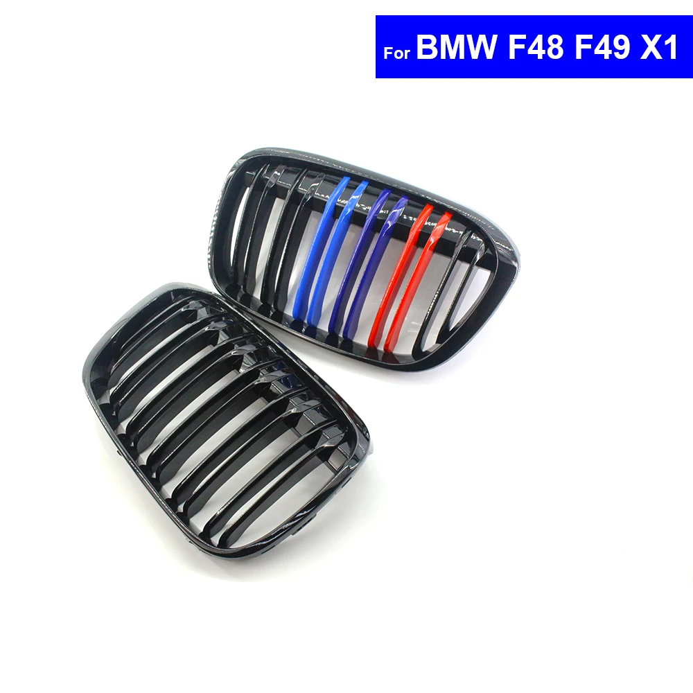 2 шт. M Color автомобильный передний капот решетка для почек гриль BMW X1 F48 F49 2016 2017 авто