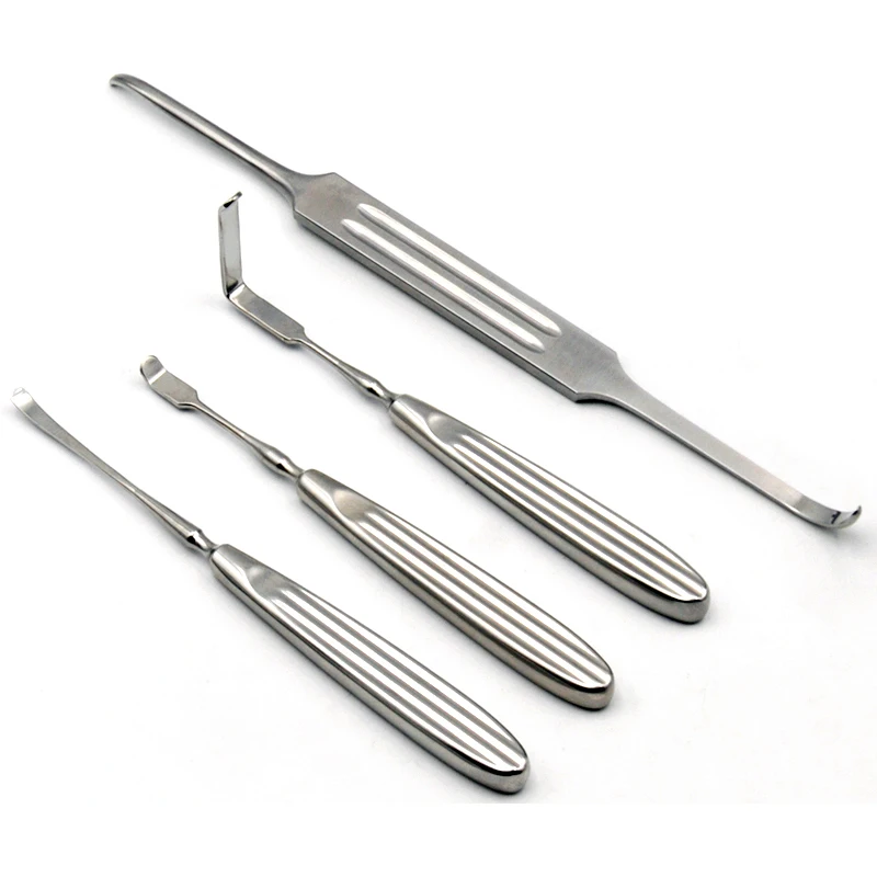 Nasal instrument costal cartilage 4pc/set costal cartilage L-shaped hook cutting knife double-head stripper stripper