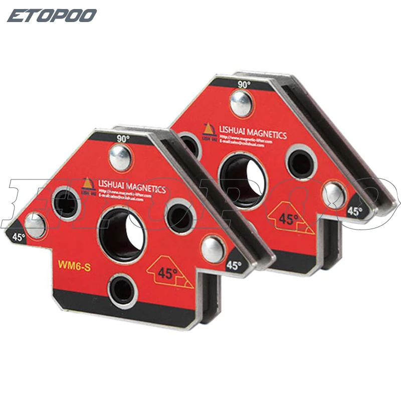 2 шт./компл. стрела Магнитный сварочный зажим для крепления магнит под разными
