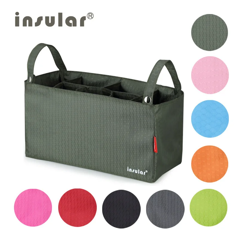 

Diaper Bag Baby Milk Bottle Insulation Bags Mummy Storage Bag for Baby Stuff Collection Stroller Accessories Baby Care