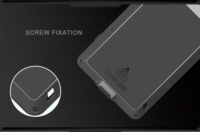 Пленка подарок Love Mei Водонепроницаемый чехол для sony Xperia XZ1 XZ1 компактный Жесткий противоударный Алюминий Капа для sony XZ1 Защитная крышка