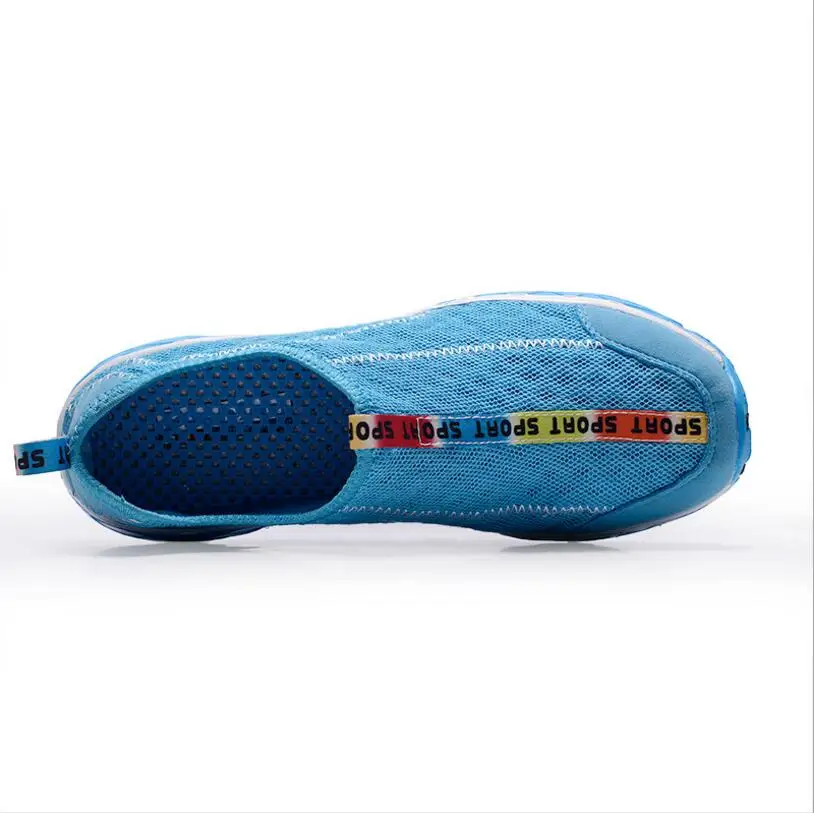 Summer Breathable Men Casual Shoes Lightweight Cushion Walking Outdoor Water Big size 36-47 zapatillas | Обувь