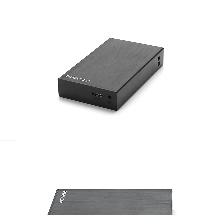 Acasis DT-S2 USB3.0 eSATA 2," двойной жесткий диск Raid корпус Поддержка 2 ТБ HDD RAID0 RAID1 JBOD SPAN алюминиевый сплав 5 Гбит/с