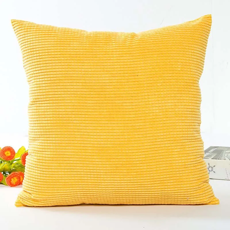 Наволочка для подушки желтая наволочка дивана Декор дома|capa almofada|cushion coverhousse de