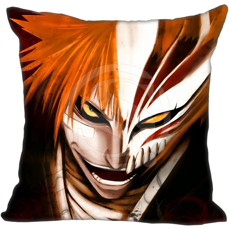 Горячая японская Kurosaki Ichigo отбеливатель наволочка с аниме на молнии наволочки 40x40