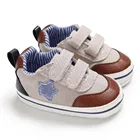 Дышащие Нескользящие кроссовки с принтом звезды для маленьких мальчиков; Прогулочная обувь на мягкой подошве; Обувь для первых шагов; 0-18M
