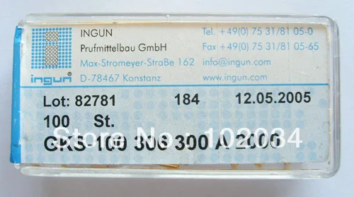 100 шт./лот 100% оригинальный INGUN GKS-100-306-300 306 300 A 2000 пружинный тестовый зонд Pogo Pin