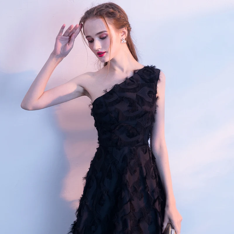 Robe de soiree кружевное черное Длинное Элегантное Вечернее Платье с открытой спиной vestido de festa Формальные платья для выпускного вечера вечерние платья