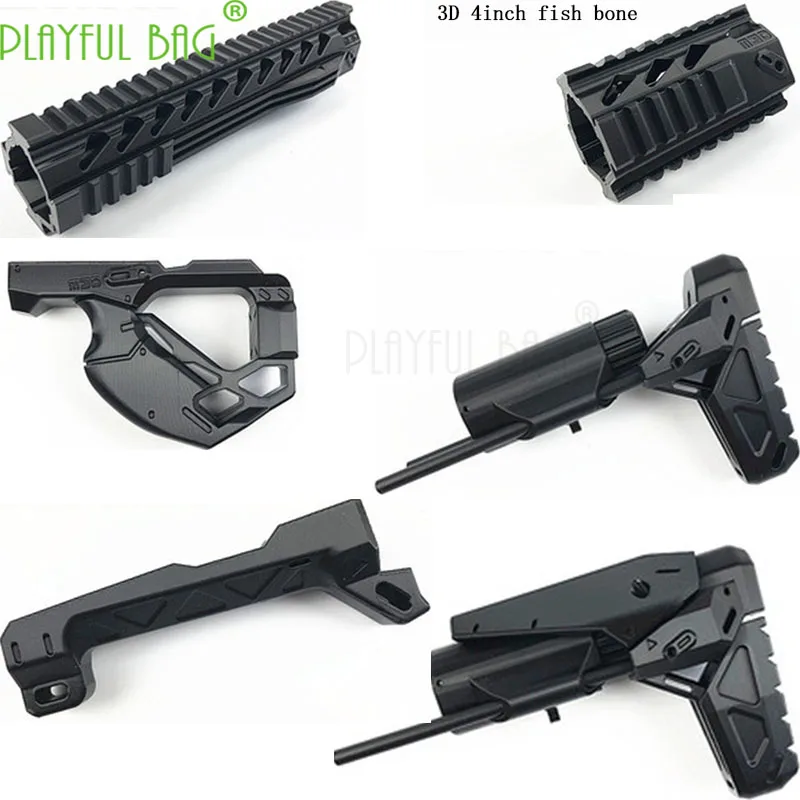 

Уличный CS sport Jinming 8 M4A1 специальный гелевый шар blaster детали научная фантастика Fishbone RX4-inch 10-дюймовая 3D печать пластиковая игрушка KJ26