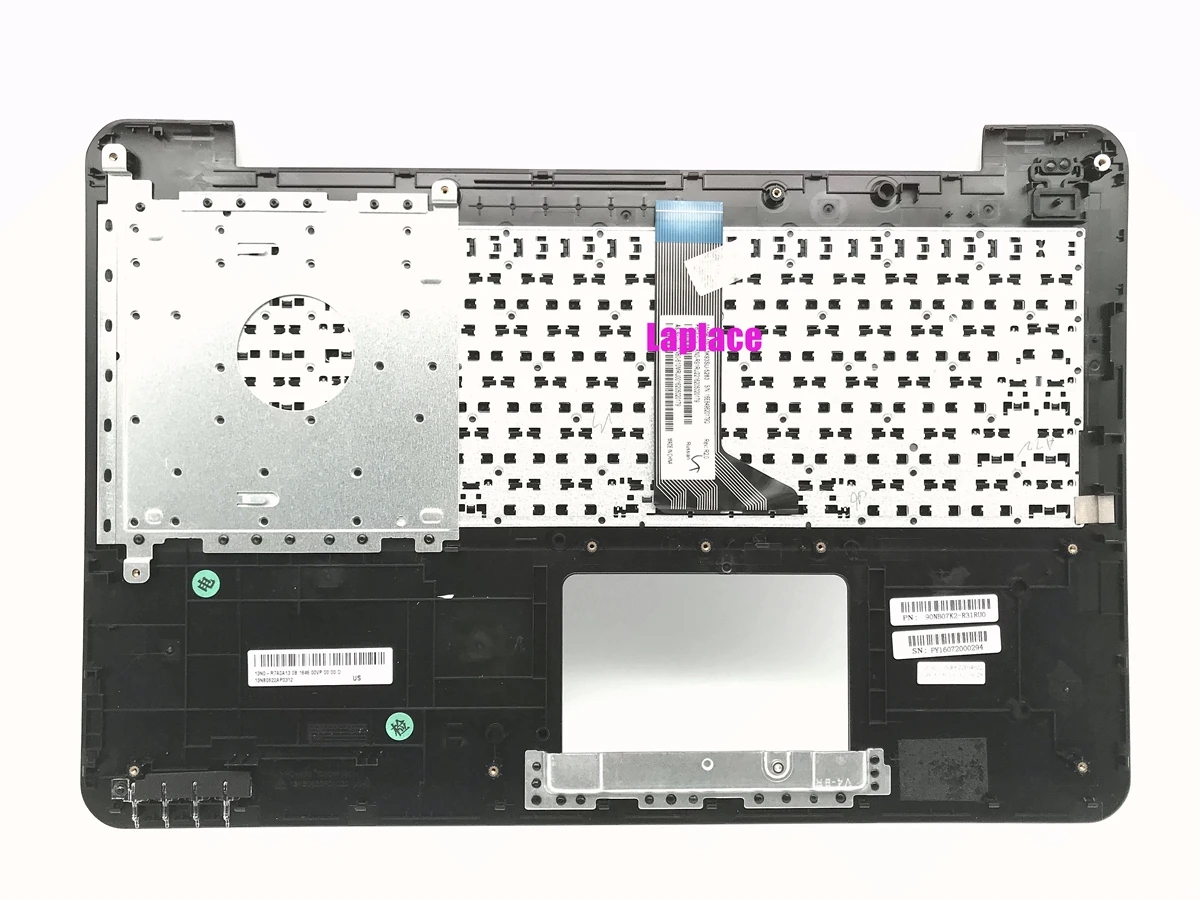 Новая русская клавиатура для Asus X555LA X555LB X555LD X555LJ X555LI X555LF X555LP Серебристая Подставка