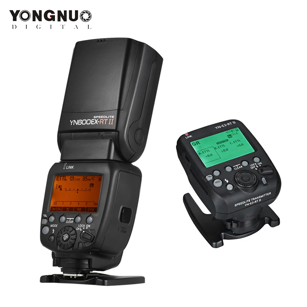 Светодиодная лампа для видеосъемки YONGNUO YN600EX RT II 2 4G Беспроводной 1/8000s HSS TTL мастер