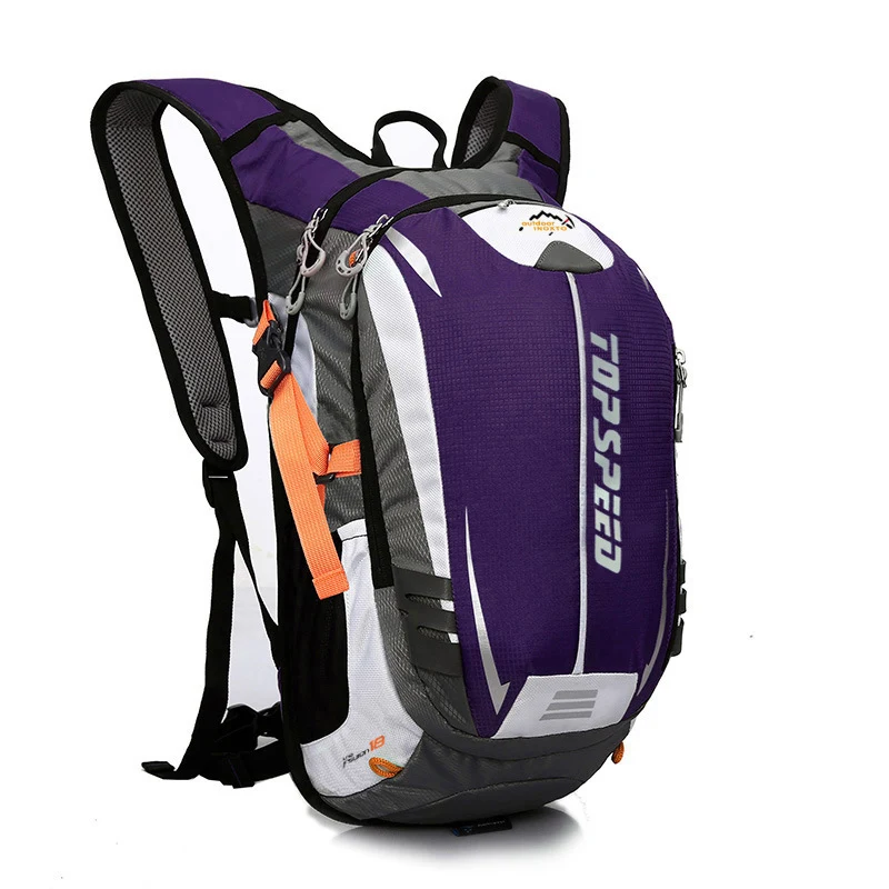 Purple Сумка для велосипеда велосипед MTB открытый enquipment 18L восхождение Пеший Туризм дышащие открытый велосипедный рюкзак ТАС езда на велосипеде сумка XA724WA - Цвет: Purple