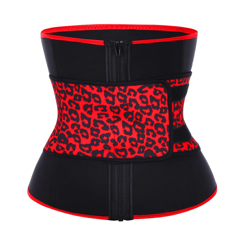 Black and red HEXIN для женщин талии Cincher Neoprenne сауна Корректирующее белье для похудения тела корректор талии триммер животик контроль пояс - Цвет: Black and red