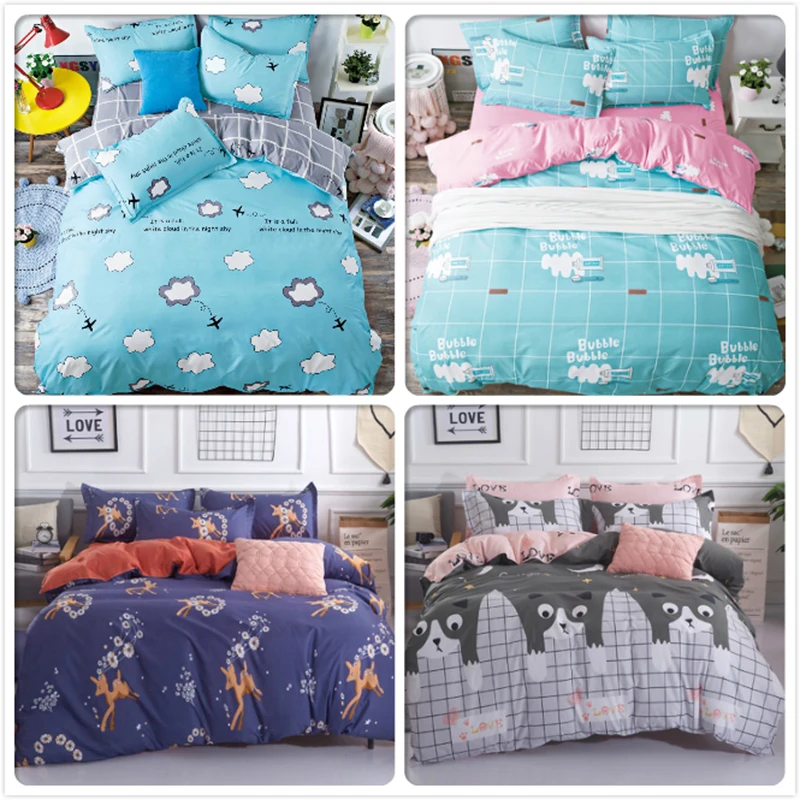 Постельное белье 1 5/1 8/2/2 2 м 3/4 шт.|duvet cover|duvet queen sizesingle duvet cover set |