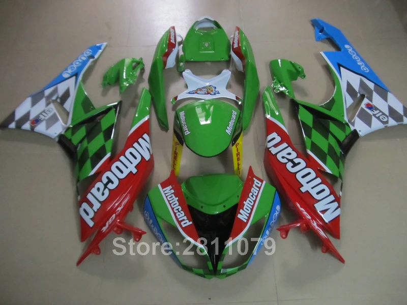 Motorcycle fairing kit for Kawasaki Ninja ZX6R 09 10 11 12 green red blue fairings set 2009 2010 2011 2012 JH12 | Автомобили и