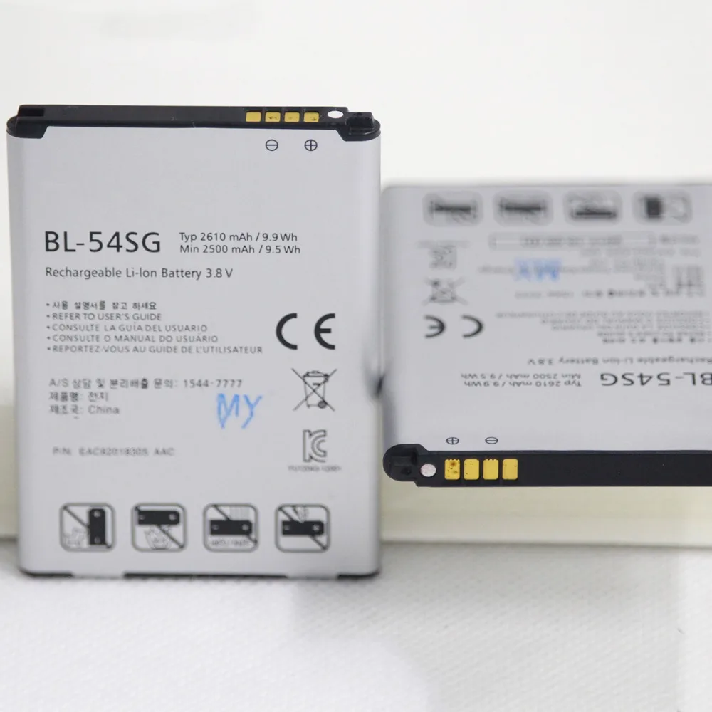 20 шт./лот аккумулятор телефона BL 54SG для LG G2 F320 F340L H522Y 2610 мА/ч F260 D728 D729 H778 H779 D722 BL54SG