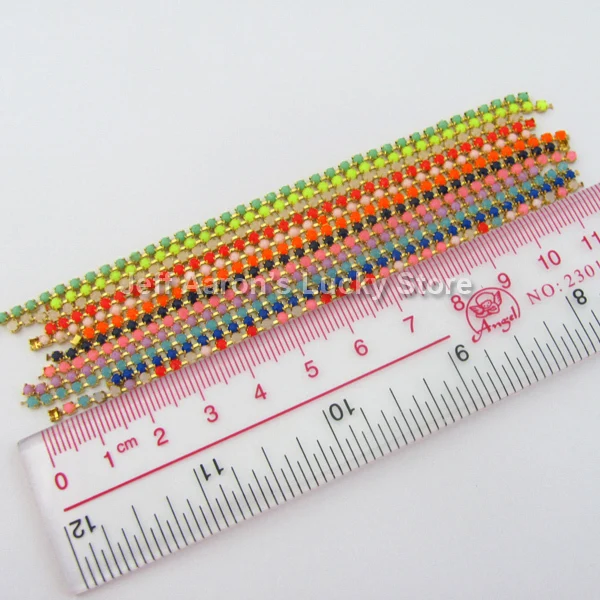 60 шт. 12 цветов 3d акриловые украшения для дизайна ногтей стразы бусины цепочка
