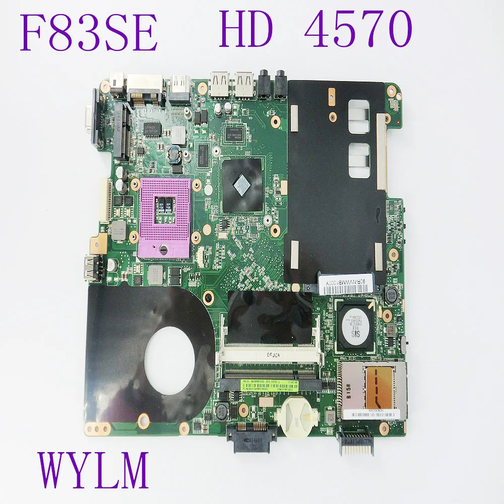 F83SE Материнская плата Asus F83S F81SE X88S F81S ноутбука REV2.2 HD 4570 60 NVWMB1000 B12 100% тестирование