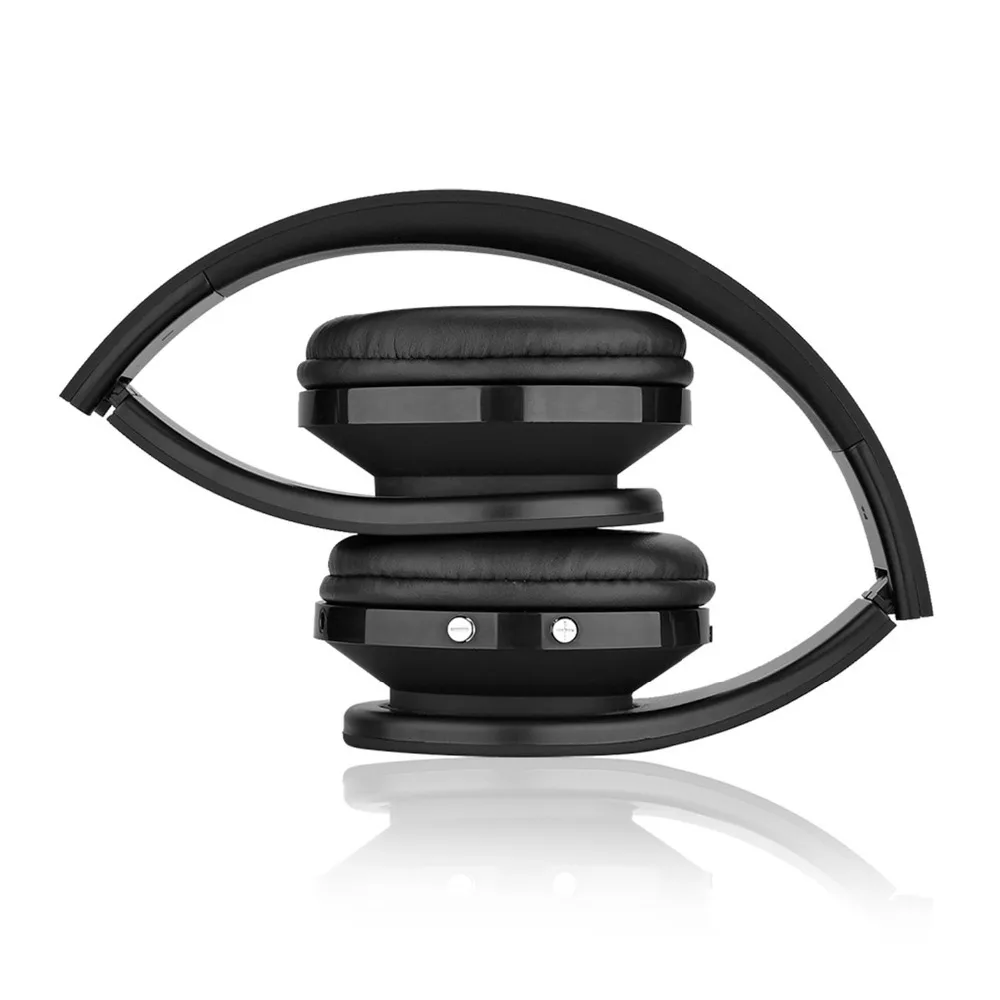 Беспроводной наушники Bluetooth Шум шумоподавления гарнитуры стерео Складная ПК с