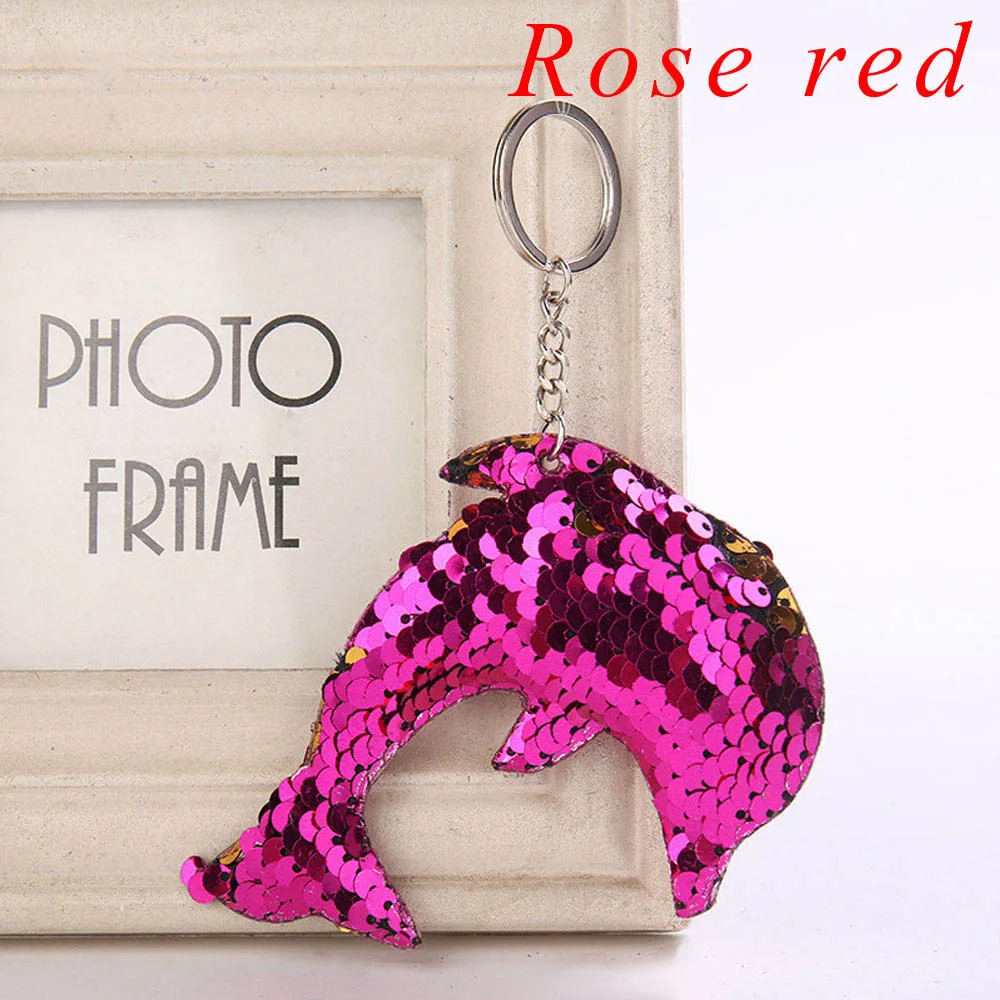 Style 1 Rose Red Популярный подарок! 1 шт. Симпатичные в форме животных Сумочка подвеска держатель блестки кулон подарок для женщин Девушка автомобиль сумка аксессуары - Цвет: Style 1 Rose Red