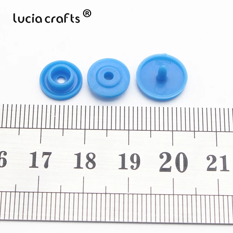 Lucia crafts 100 компл./лот Пластик кнопки папка пряжки ювелирные изделия DIY чехол для