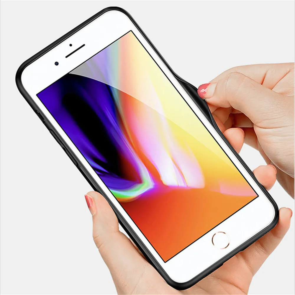 Clear Make-up Mirror Rear Case for Huawei Mate 20 Pro Nova 4 Hard Tempered Glass Back Cover P20 P30 Lite Enjoy 9 |