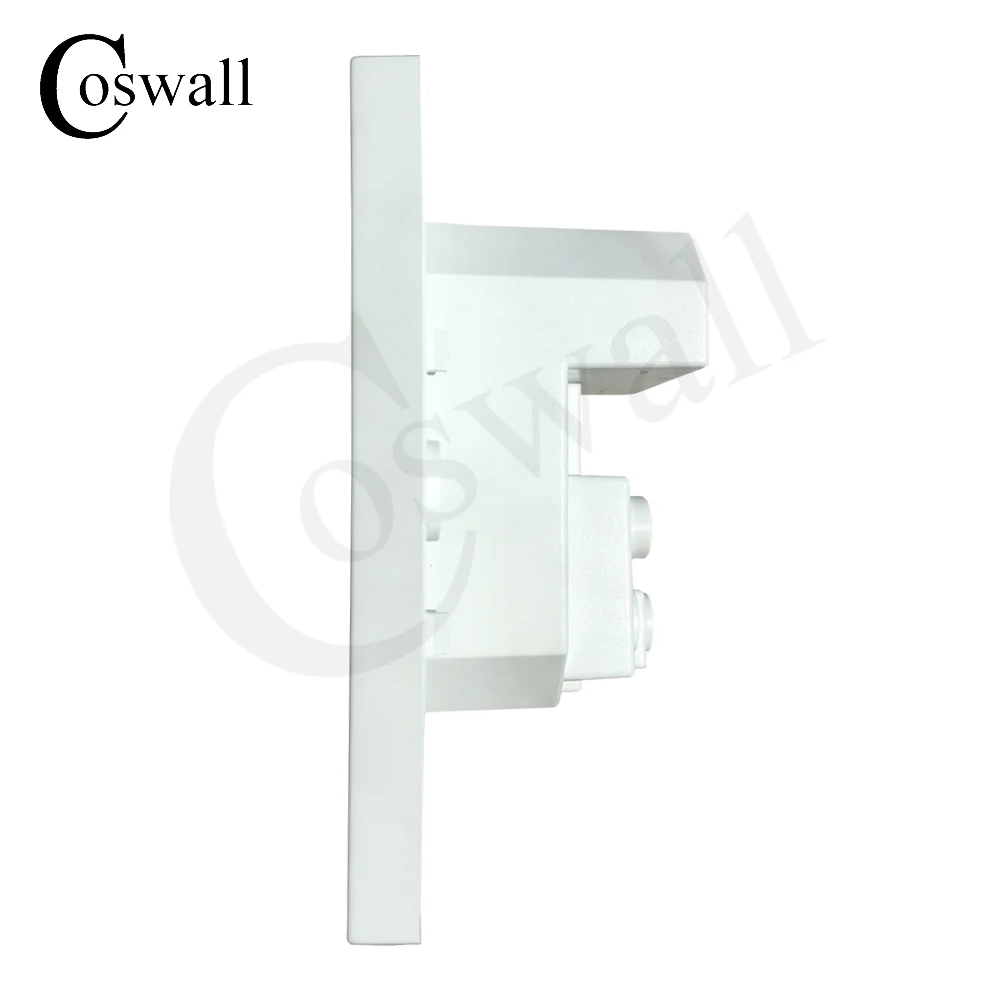 Coswall двойной USB зарядный порт 2.1A настенное зарядное устройство адаптер ЕС розетка