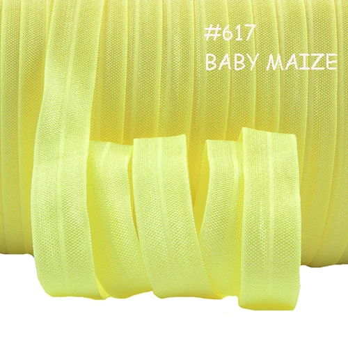 

Factory supply foe, wholesale price 5/8" solid color fold over elastic, more than 100 colors in stock