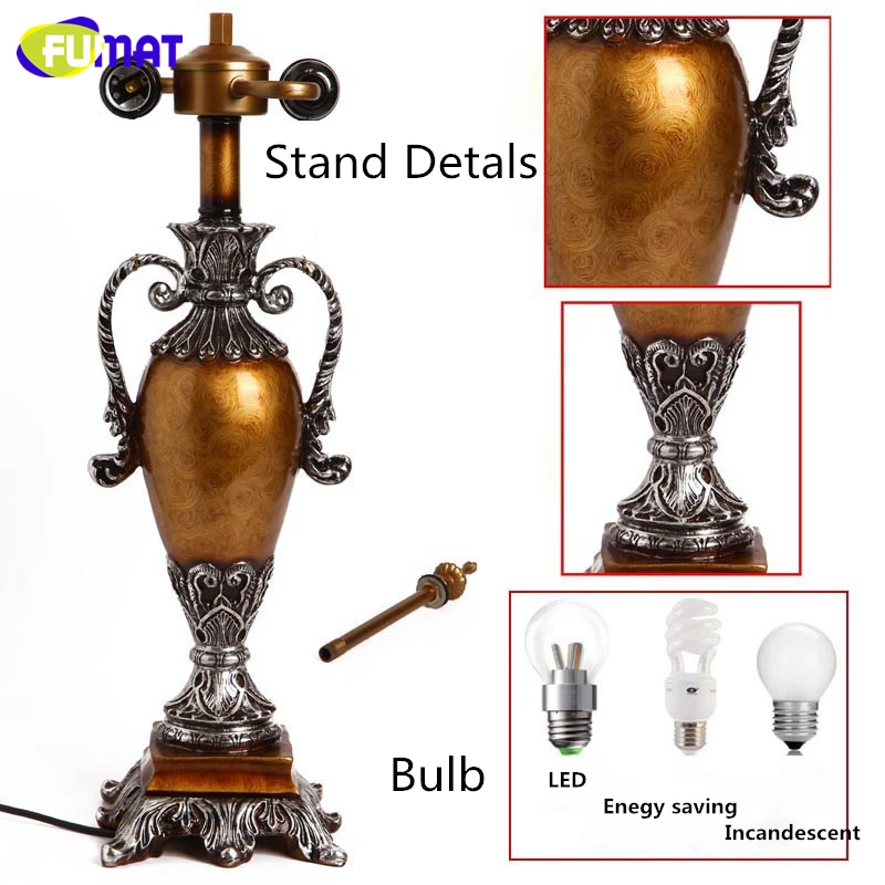 FUAMT Европейский Винтаж Тиффани Арт свет гостиная кровать комната настольные