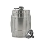 Креативные мини-бочки из нержавеющей стали 188, 6 унций, фляга для ликера, вина, красного цвета, спиртовая воронка, водка, фляга