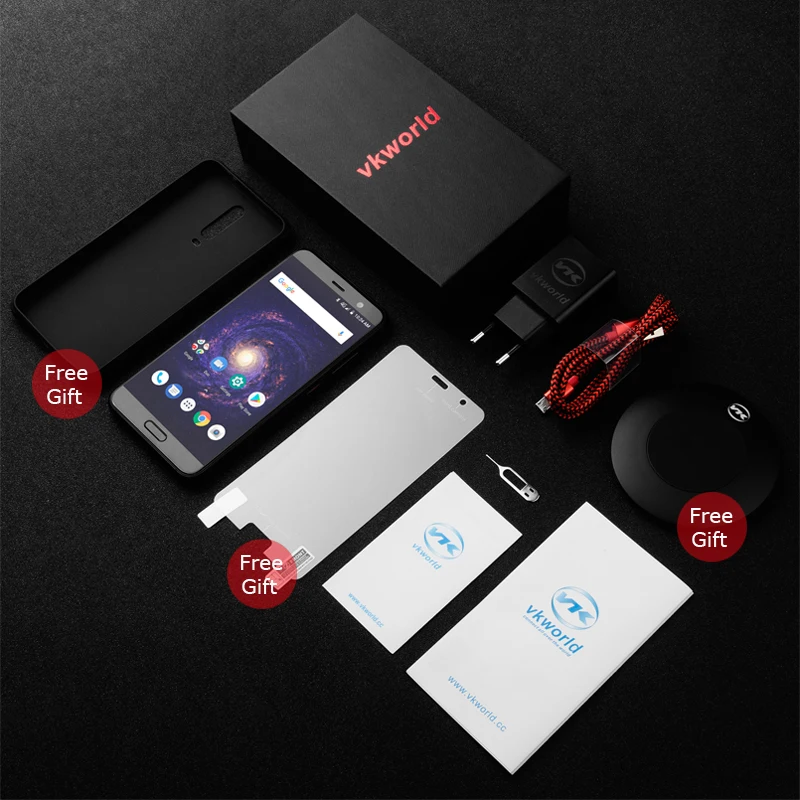 Vkworld K1 4G Смартфон Android 8 1 21MP 3 задних Камера мобильный телефон четыре ядра 4 Гб + 64