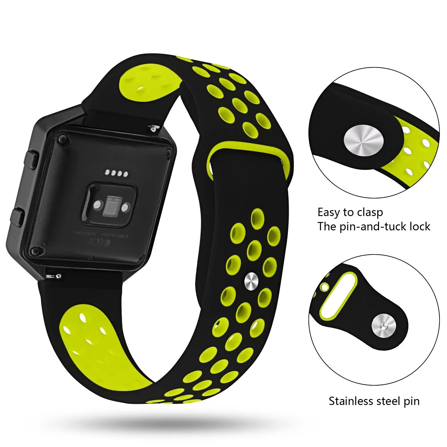 Красочные часы группы Замена для Fitbit Блейз Спорт силиконовый ремешок Браслет