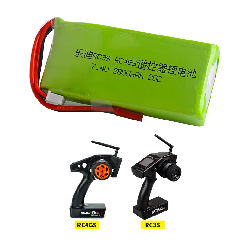 GTFDR Li-Polymer 2S 7.4V 2800mah 20C Lipo Battery For Radiolink RC3S RC4GS RC6GS Transmitter | Игрушки и хобби