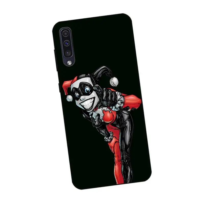 P080 &quot Харли Квинн &quotЧерный силиконовый чехол для samsung Galaxy A6 A7 A8 A9 A10 A30 A40 A50 A60 A70 A80
