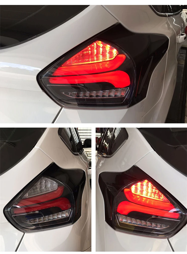 KOWELL автомобильный Стайлинг для Ford Focus 2 задние фары светодиодный задний фонарь задний багажник крышка лампы с динамическим поворотным сигналом