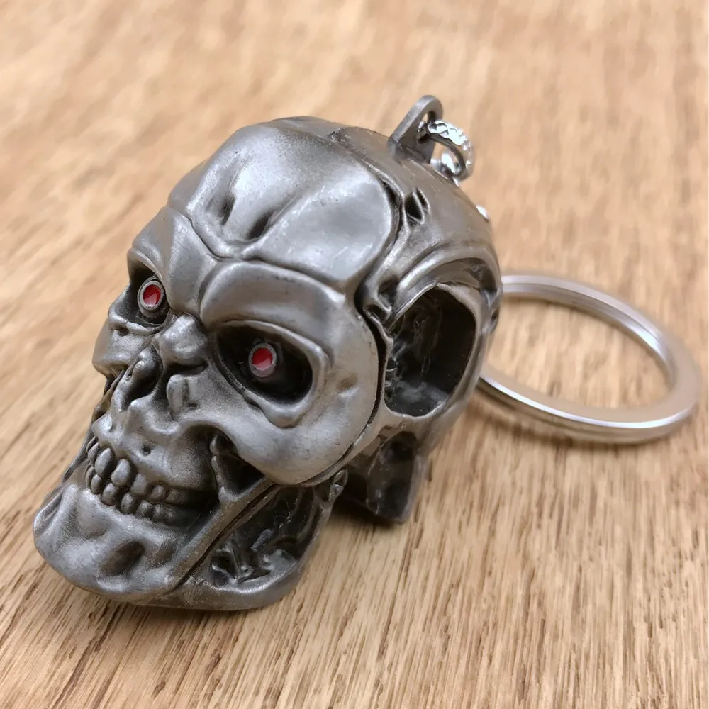 Брелок Terminator T800 для BMW Audi mercedes volkswagen автомобильный Стайлинг кольцо ключей