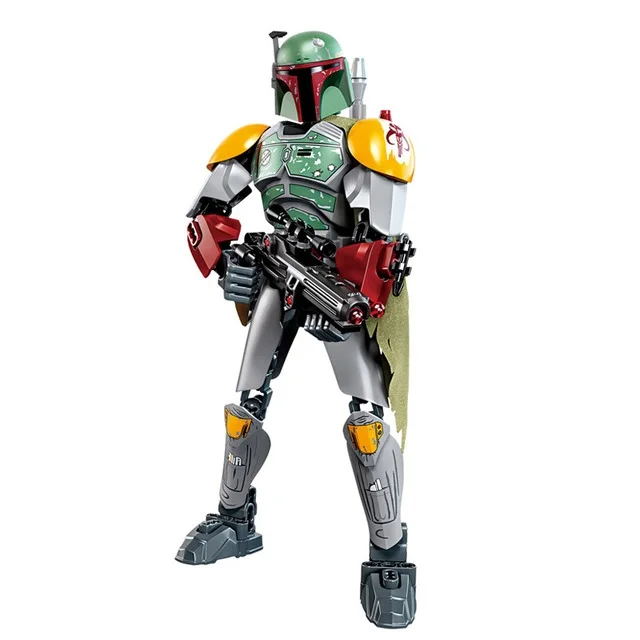 Совместимая игрушка legoings Star Wars Buildable Figure Building Block Kylo Ren Чубакка Дарт Вейдер Boba Jango