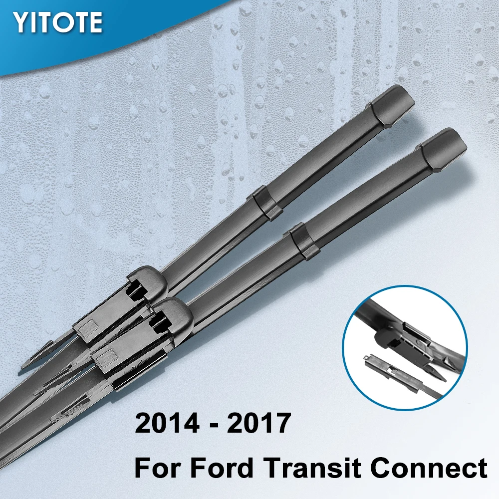 Щетки стеклоочистителя YITOTE для Ford Transit Connect Fit Pinch Tab Arms 2014 2015 2016