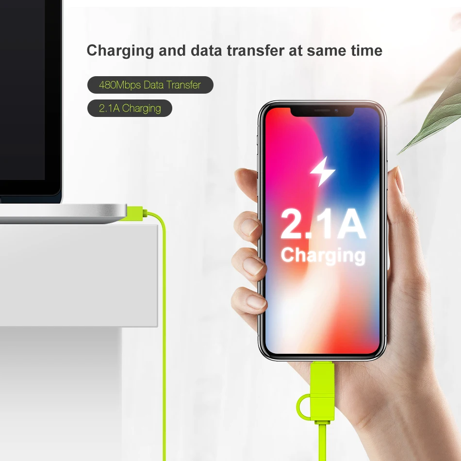 FLOVEME 2 в 1 USB Выдвижной кабель для iPhone/Micro А зарядка iOS iPhone X 10 7 8 SE зарядное устройство