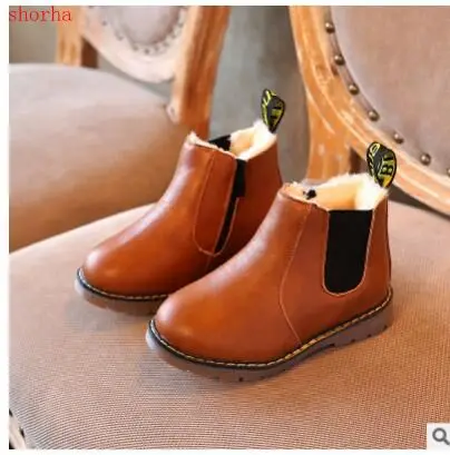 Новые детские ботинки для мальчиков зимняя водонепроницаемая обувь женские