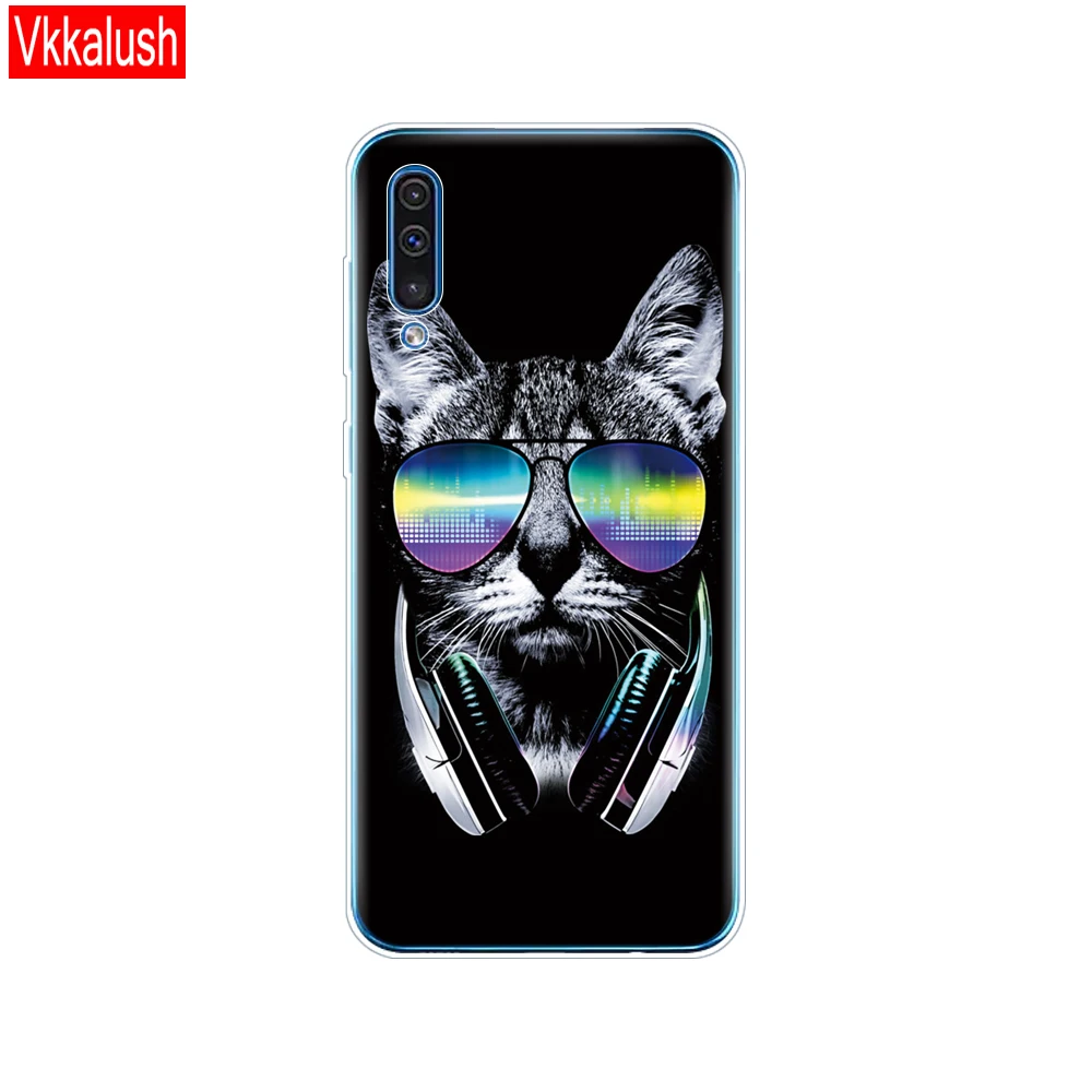 80096 Чехол для samsung Galaxy A50 силиконовый прозрачный Футляр задняя крышка чехол для телефона для samsung A50 A505 A505F SM-A505F мягкий чехол 6,4 - Цвет: 80096