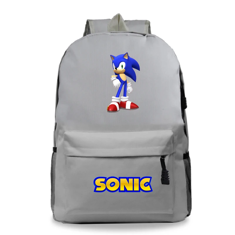 13 Sonic рюкзак, школьные сумки, модный шаблон, для студентов, для мальчиков и девочек, рюкзак для мужчин и женщин, рюкзак для ноутбука - Цвет: 13
